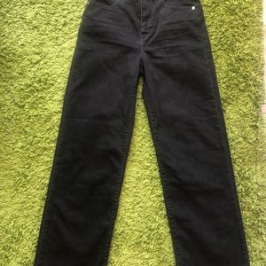 Slim Wide Leg Crop Lunar Wash 28 tall NWT